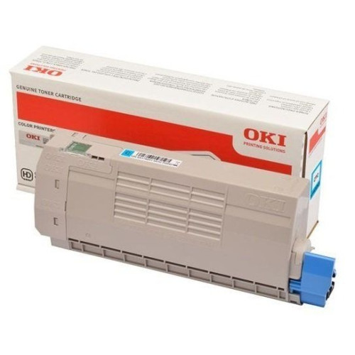 OKI (46507507), Mėlyna kasetė-Originalios kasetės OKI-Originalios spausdintuvų kasetės