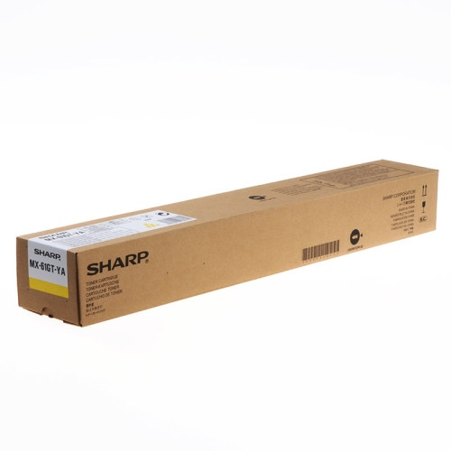 Sharp MX61GTYB Geltona-Originalios kasetės Sharp-Originalios spausdintuvų kasetės