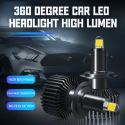 LED lemputės H7 360 laipsnių apšvietimas-LED komplektai-Apšvietimas