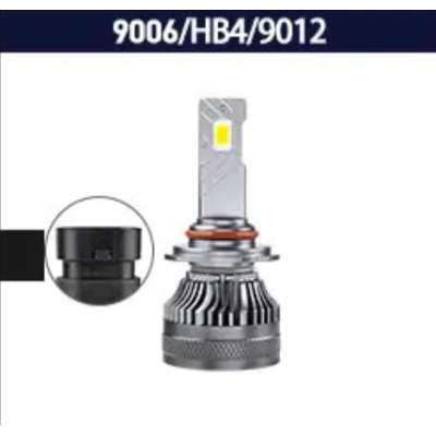 LED HIR2 lemputės 2vnt. +500% super light CANBUS 9012-LED komplektai-Apšvietimas