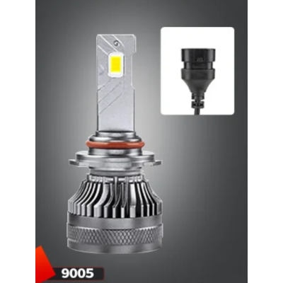 LED HB3 lemputės 2vnt. +500% super light CANBUS 9005-LED komplektai-Apšvietimas
