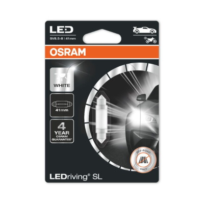 Osram LEDriving SL lemputė 41mm 6v/12v-LED salono apšvietimas-Apšvietimas