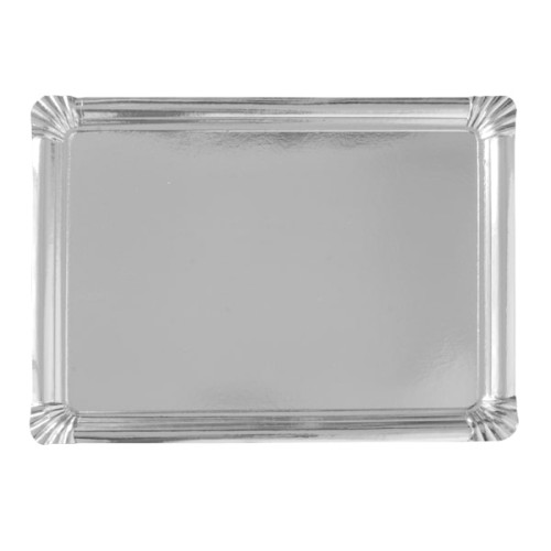Padėklas, sidabrinės sp., 35 x 46 cm, 10vnt-Lėkštės, dubenėliai-Indai, stalo įrankiai