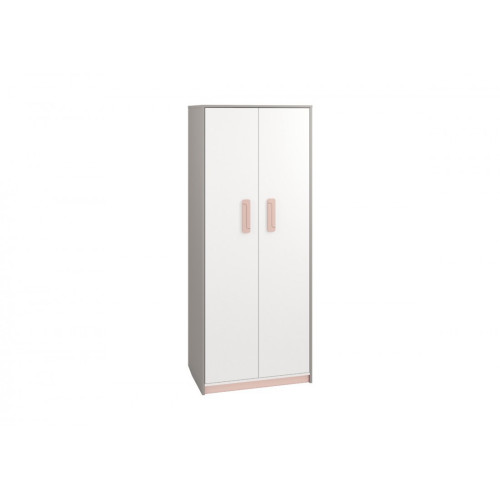 Spinta su varstomomis durimis AIQ AQ02 80 pilka / balta / rožinė-Miegamojo baldai-Baldai