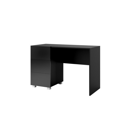 Rašomasis stalas CALABRIA CL7 juodas / juodas blizgus-Rašomieji stalai-Vaikų kambario baldai