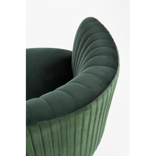 Fotelis CROWN (žalias)-Foteliai-Svetainės baldai