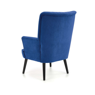 Fotelis DELGADO (mėlynas)-Foteliai-Svetainės baldai