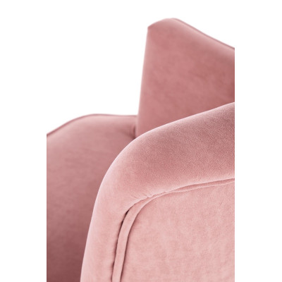 Fotelis DELGADO (rožinis)-Foteliai-Svetainės baldai