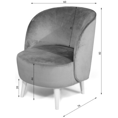 Fotelis MULA sunny 2217-Foteliai-Svetainės baldai
