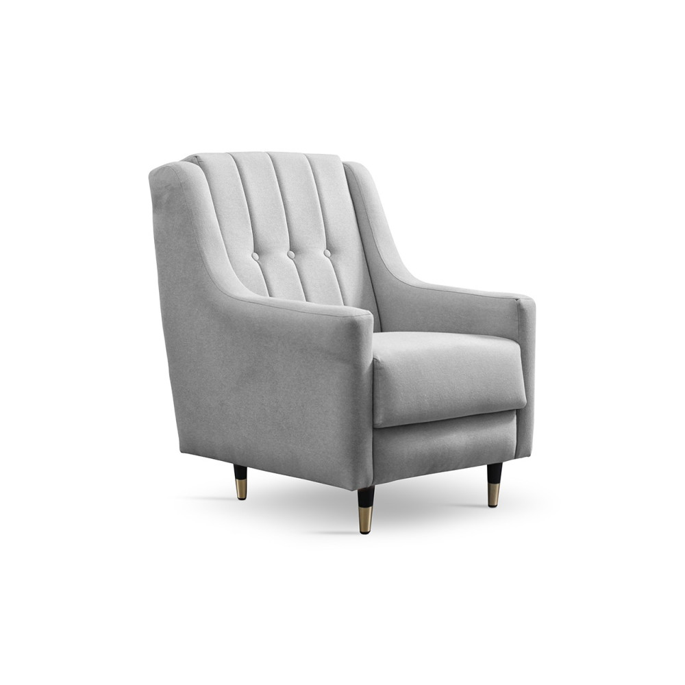 Fotelis PLATON caldo 16 (juodos kojos)-Foteliai-Svetainės baldai