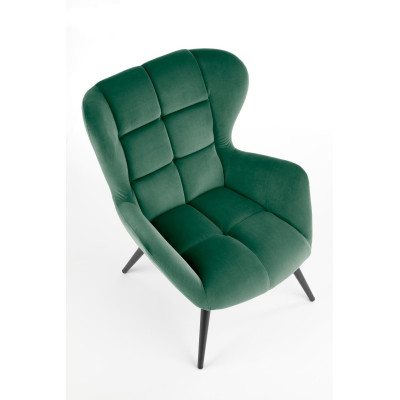 Fotelis TYRION (žalias)-Foteliai-Svetainės baldai