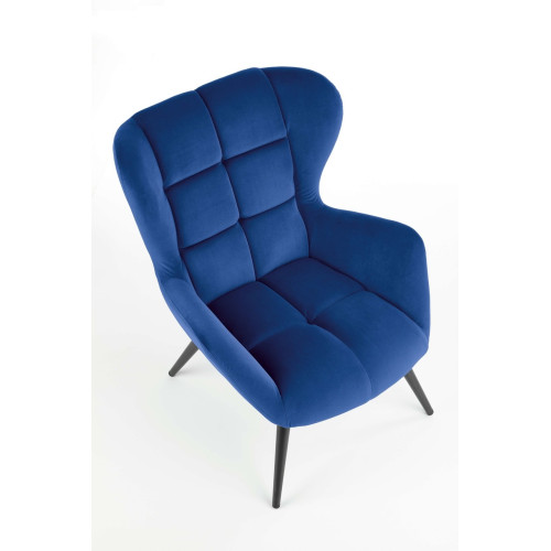 Fotelis TYRION (mėlynas)-Foteliai-Svetainės baldai