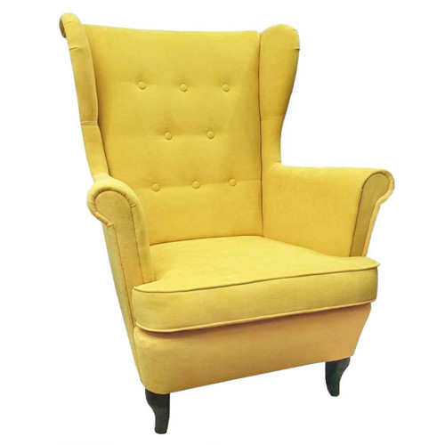 Fotelis USZAK (geltonas)-Foteliai-Svetainės baldai
