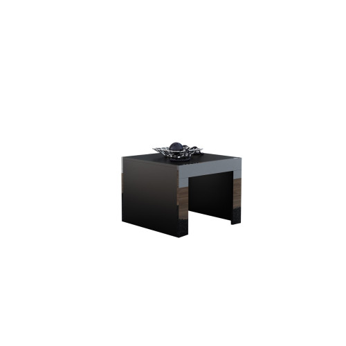 TESS 60 suoliukas juodas blizgus-Suoliukai-Svetainės baldai