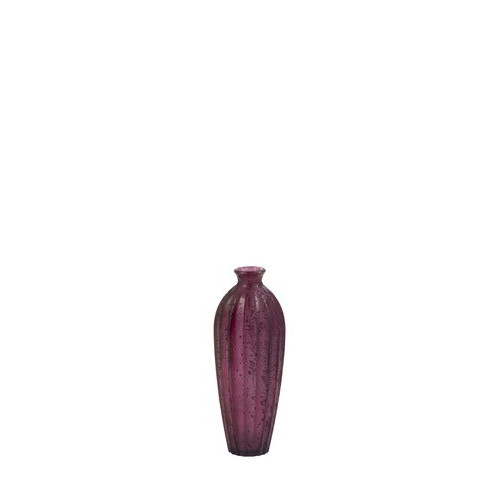 Vaza brūkšniuota maža violetinė-Vazos, vazonai-Interjero detalės