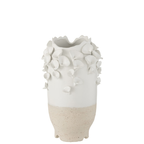 Vaza keramikinė "Leaf"-Vazos, vazonai-Interjero detalės