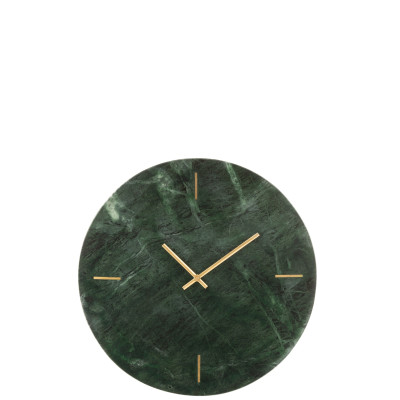 Laikrodis marmurinis žalias "Virdin"-Laikrodžiai-Interjero detalės