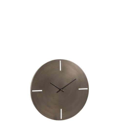 Laikrodis tamsiai pilkas "Twins" S-Laikrodžiai-Interjero detalės