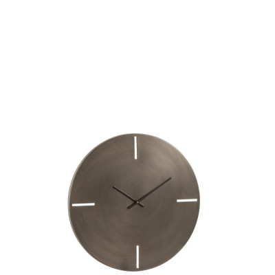 Laikrodis tamsiai pilkas "Twins" S-Laikrodžiai-Interjero detalės