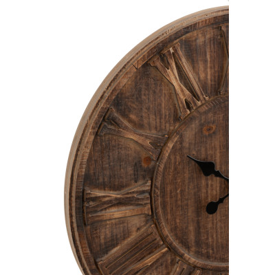Laikrodis mediniu disku "Brofi"-Laikrodžiai-Interjero detalės