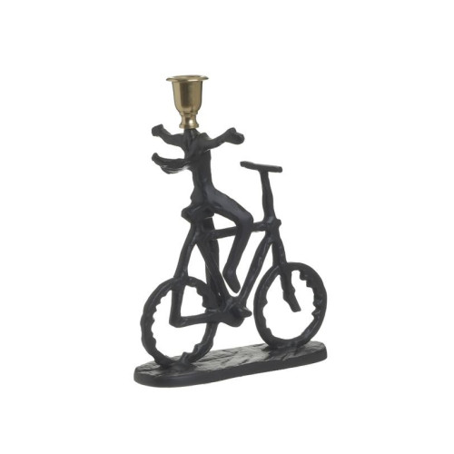 Žvakidė "Man with bicycle"-Žvakės ir žvakidės-Interjero detalės