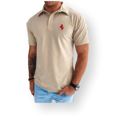 Rusvi polo marškinėliai Horen-POLO marškinėliai-Marškinėliai