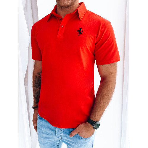 Raudoni polo marškinėliai Horen-POLO marškinėliai-Marškinėliai