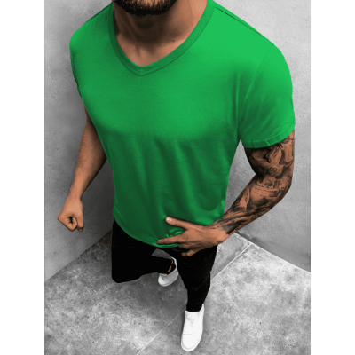 Vyriški žalios spalvos marškinėliai Dimel-Vienspalviai marškinėliai-Marškinėliai