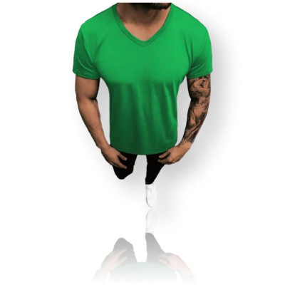 Vyriški žalios spalvos marškinėliai Dimel-Vienspalviai marškinėliai-Marškinėliai