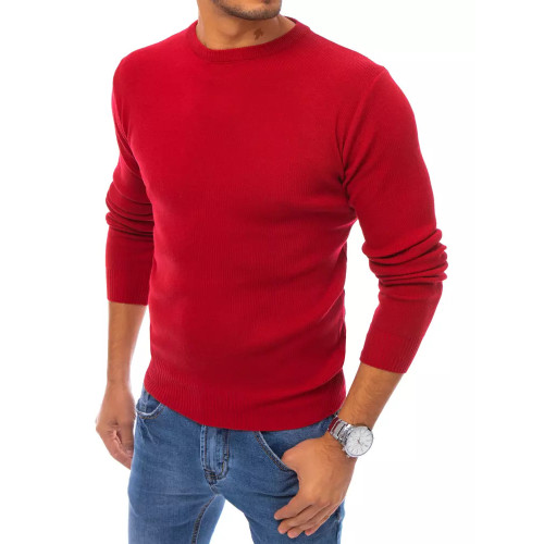 Vyriškas tamsiai raudonas megztinis Zarol-Naujienos-APRANGA, AKSESUARAI