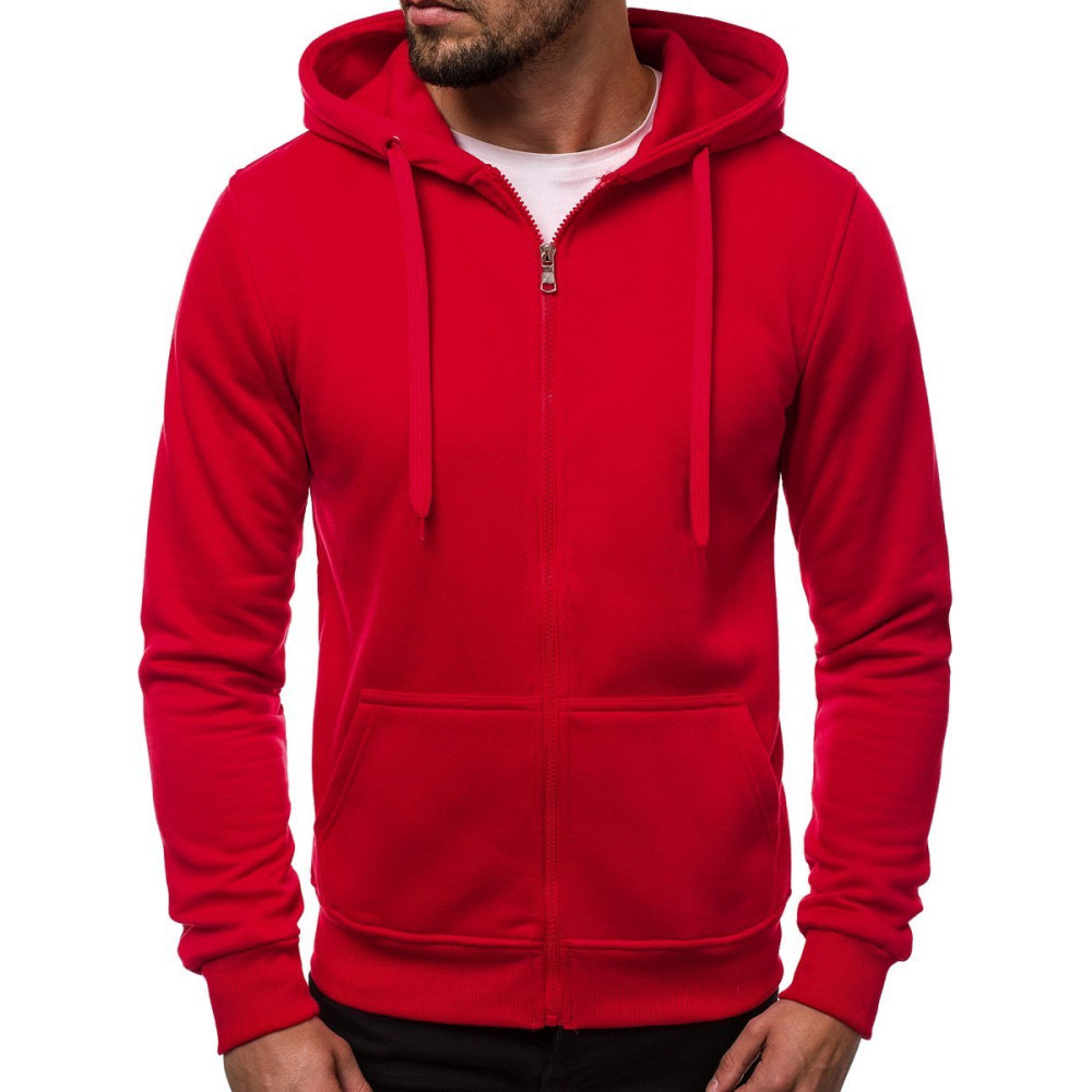 Tamsiai raudonos spalvos džemperis Lore-Džemperiai su gobtuvu-Vyriški džemperiai| Džemperiai