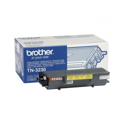Brother TN-3230 (TN3230), juoda kasetė-Originalios kasetės Brother-Originalios spausdintuvų
