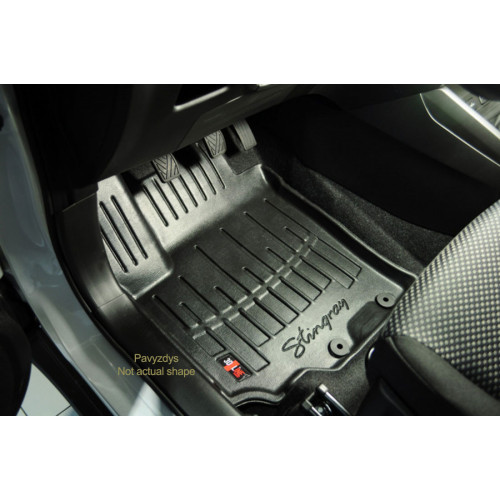 Kilimėliai 3D DACIA Duster 2015-2018, 5 vnt. black /5018235-Dacia-Pagal automobilį