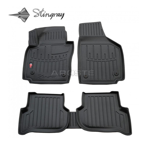 Kilimėliai 3D SEAT Altea XL 2005-2015, 5 vnt. black /5048015-Seat-Pagal automobilį