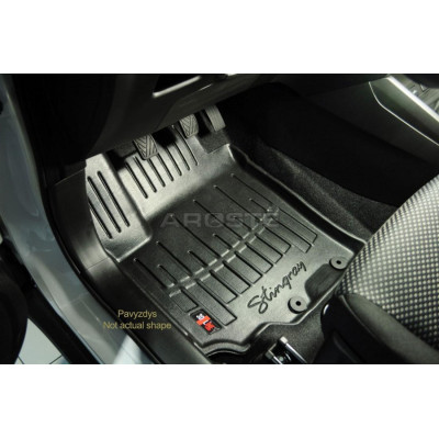 Kilimėliai 3D SEAT Altea XL 2005-2015, 5 vnt. black /5048015-Seat-Pagal automobilį
