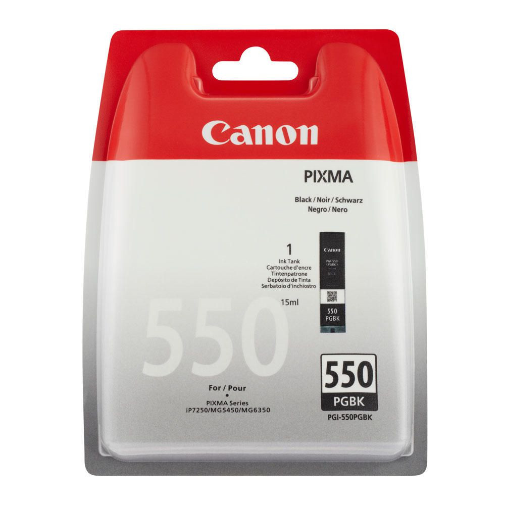 Kasetė Canon PGI-550PG BK 300 psl OEM-Rašalinės kasetės-Spausdintuvų kasetės