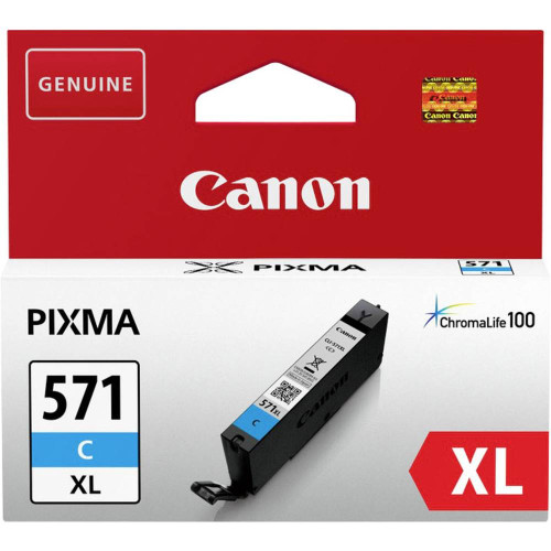 Kasetė Canon CLI-571XL (0332C001) CY OEM-Rašalinės kasetės-Spausdintuvų kasetės