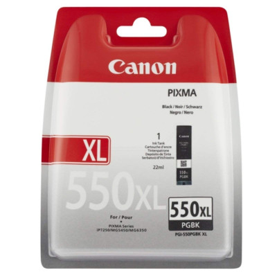 Kasetė Canon PGI-550XL BK 500 psl OEM-Rašalinės kasetės-Spausdintuvų kasetės