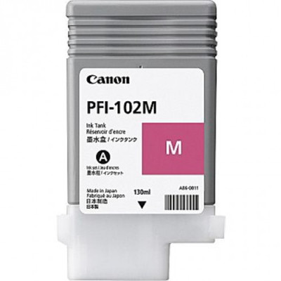 Kasetė Canon PFI-102M (0897B001) MG 130ml OEM-Rašalinės kasetės-Spausdintuvų kasetės