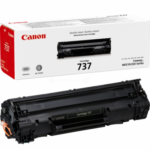 Kasetė Canon 737 (9435B002) BK 2400psl OEM-Lazerinės kasetės-Spausdintuvų kasetės