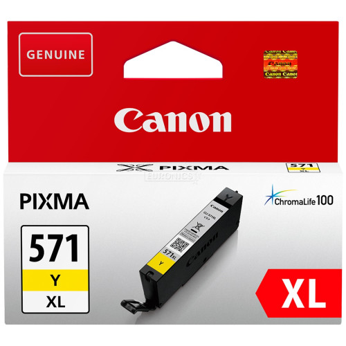 Kasetė Canon CLI-571XL (0334C001) YL OEM-Rašalinės kasetės-Spausdintuvų kasetės