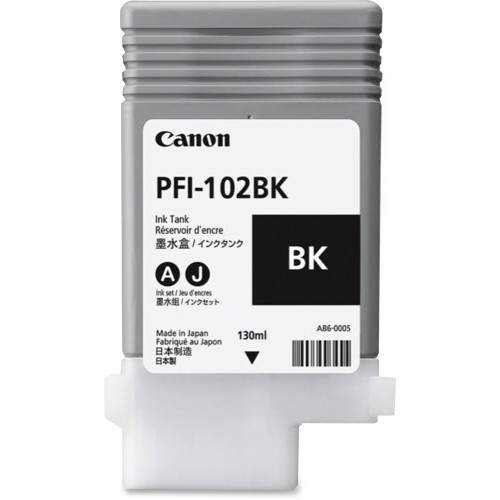 Kasetė Canon PFI-102K (0895B001) BK 130ml OEM-Rašalinės kasetės-Spausdintuvų kasetės