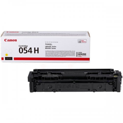Kasetė Canon 054H (3025C002) YL 2.300psl OEM-Lazerinės kasetės-Spausdintuvų kasetės