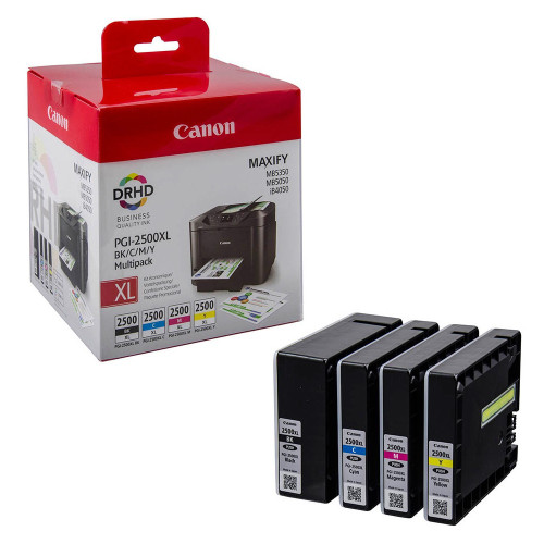 Kasetė Canon PGI-2500XL CMYK OEM-Rašalinės kasetės-Spausdintuvų kasetės