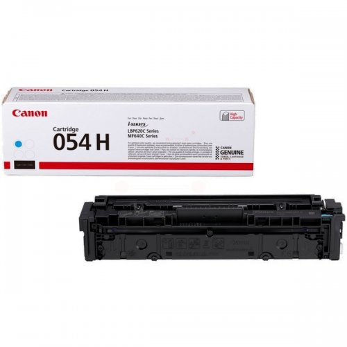 Kasetė Canon 054H (3027C002) CY 2.300psl OEM-Lazerinės kasetės-Spausdintuvų kasetės