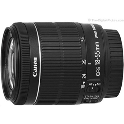 Canon 18-55mm f/4.0-5.6 EF-S IS STM (WHITE BOX)-Veidrodinių fotoaparatų objektyvai-Objektyvai