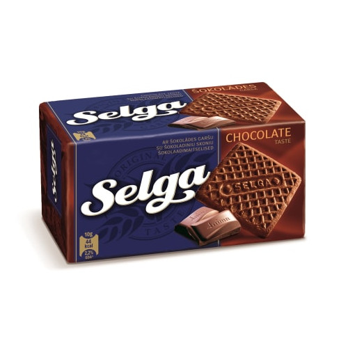 Sausainiai SELGA Chocolate, 180 g-Sausainiai-Saldumynai
