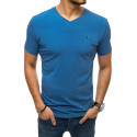 Mėlyni marškinėliai Niter-Vienspalviai marškinėliai-Marškinėliai