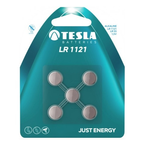 Baterijos Tesla SR1121 40 mAh SR55 (5 vnt)-Elementai, baterijos-Smulki elektronika