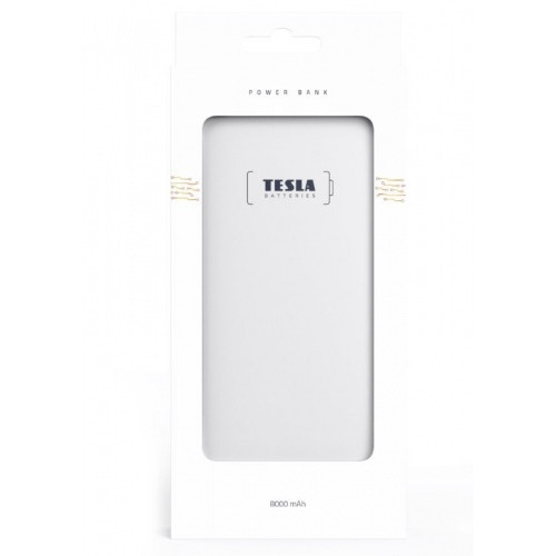 “Power Bank Tesla PB 8.000” auksas (12800100)-Išorinės baterijos-Mobiliųjų telefonų priedai